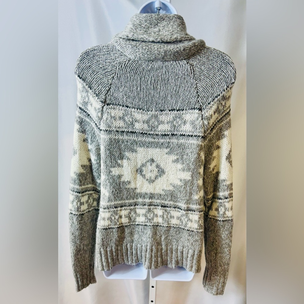 Bethany Mota Cotton/Acrylic Shawl Collar Zip‎ Up Sweater W/Pockets size M - Picture 7 of 13